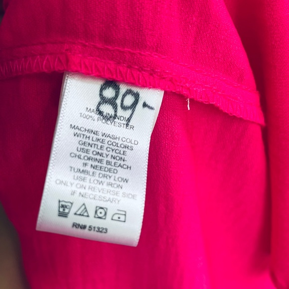 CeCe Ruffle Mock V-Neck Tiered Mini Youth Dress Women's Size М - Picture 12 of 15